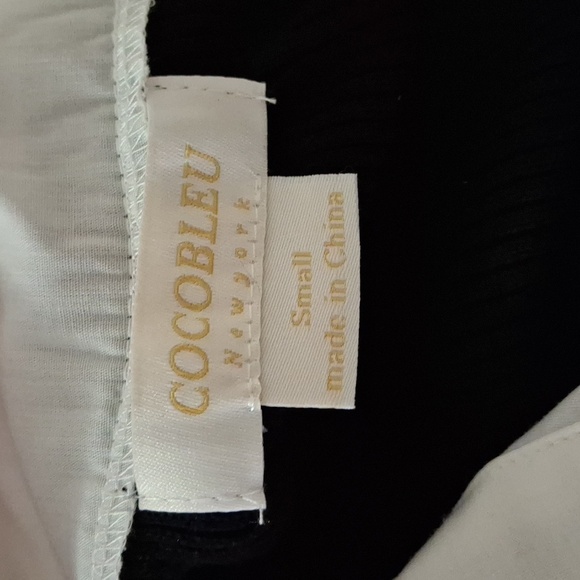 New 2 in 1 Solid Black Ribbed Knit Sweater Vest on White Button up Top. - Picture 2 of 8